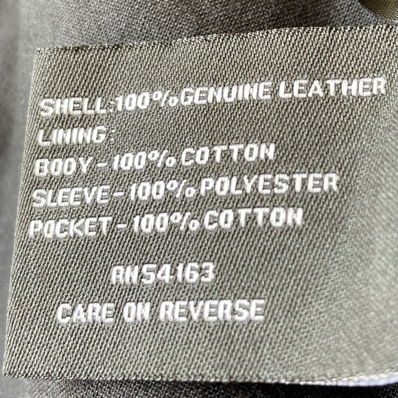 Black Rivet Black Genuine Leather Jacket | Size Extra Large - Picture 11 of 13